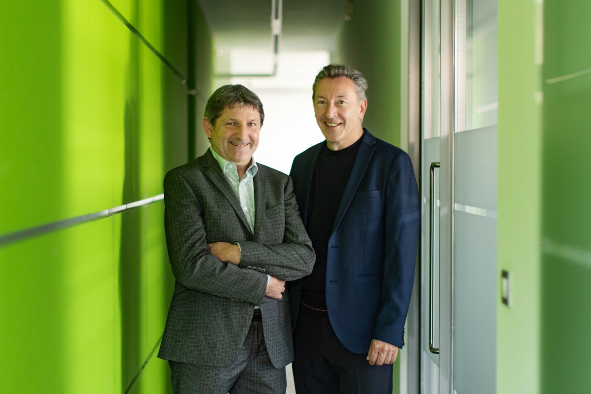 Luc De Ro en Frank De Bosscher, bestuurders van Zakenkantoor De Ro